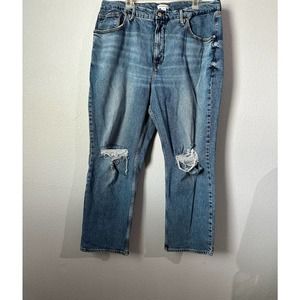 Good American GOOD ICON CROPPED JEANS Size 18